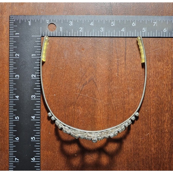Vintage 1940s - 50s Rhinestone Tiara - Picture 13 of 14